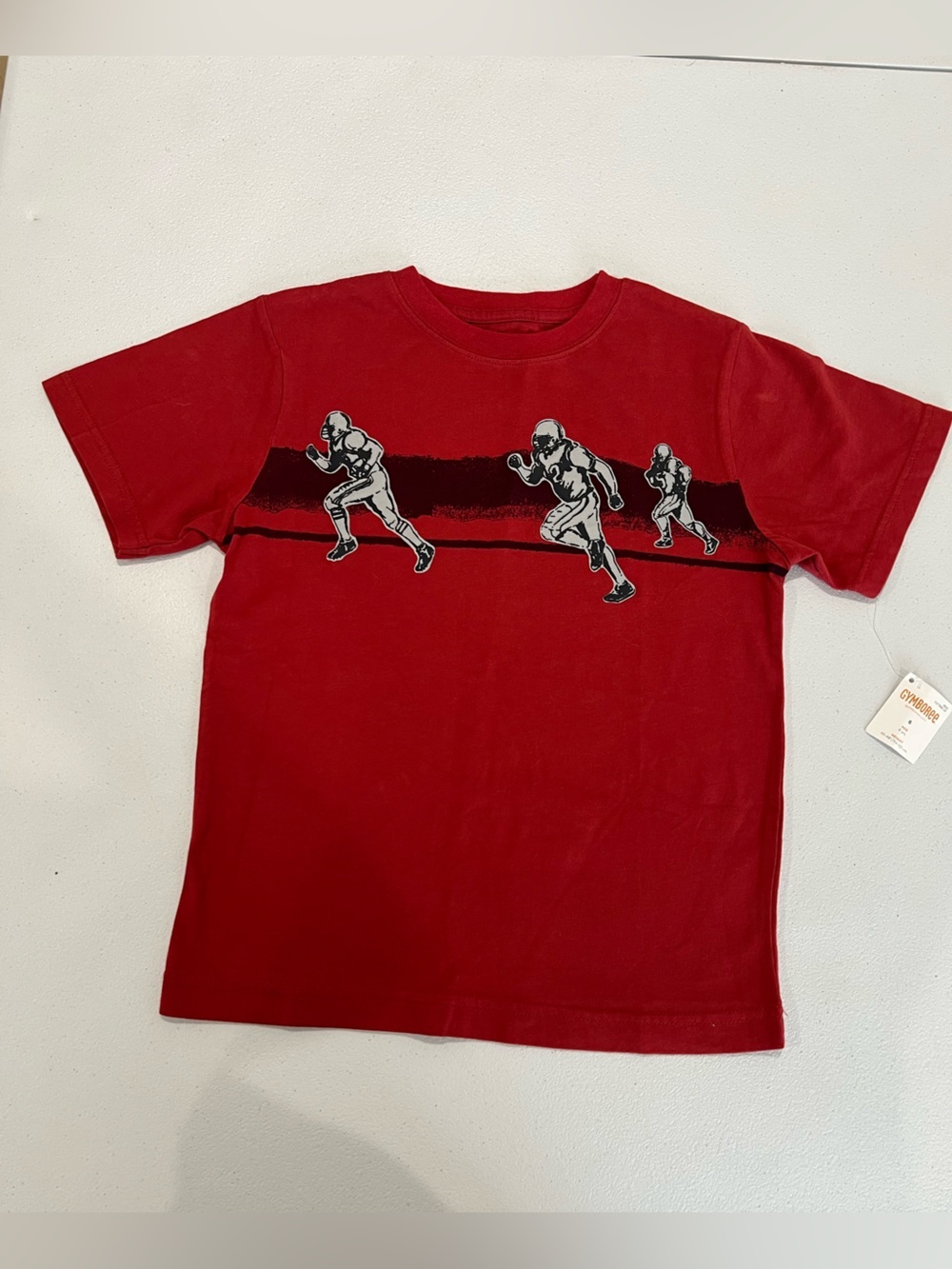 Gymboree Red Kids Football Graphic Tee 6